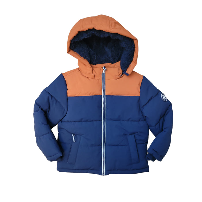 Member's Mark Boy's Wind Resistant Hooded Full Zip Puffer