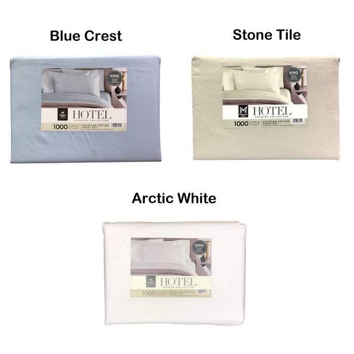 Member's Mark Hotel 1000 Thread Count Egyptian Cotton 6 Pc Sheet Set, King Size