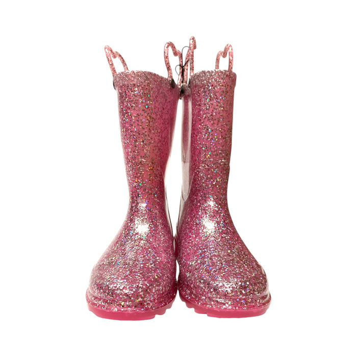 Member's Mark Girl's Waterproof Light Up Easy Pull-On Rain Boots