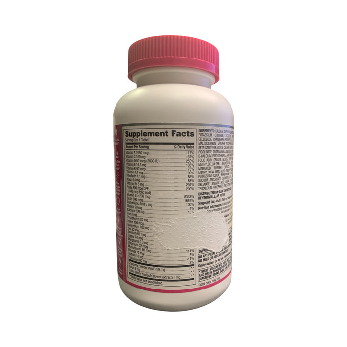 Member's Mark Advanced Women's 50+ Multivitamin Tablets, 275 ct.