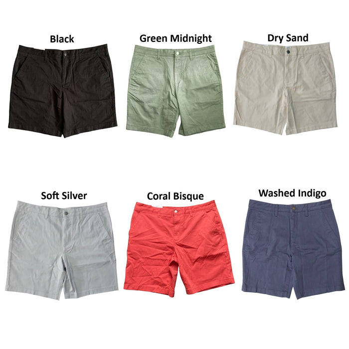 Member's Mark Men's 9" Inseam Everyday Flat Front Stretch Chino Shorts