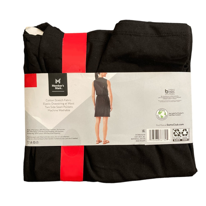 Member's Mark Women's Elastic Drawstring Sleeveless Tank Dress