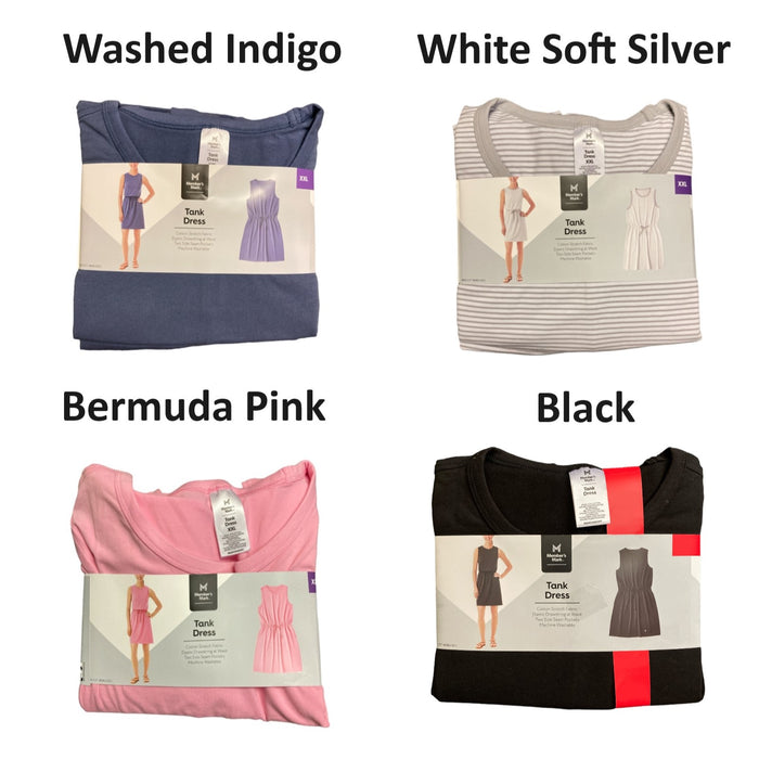 Member's Mark Women's Elastic Drawstring Sleeveless Tank Dress