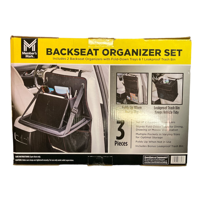 Member's Mark Multiple Pocket Back Seat Organizer Set