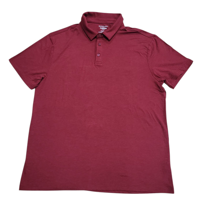 Member's Mark Men's 4 Way Stretch Moisture Wicking Short Sleeve Classic Fit Polo