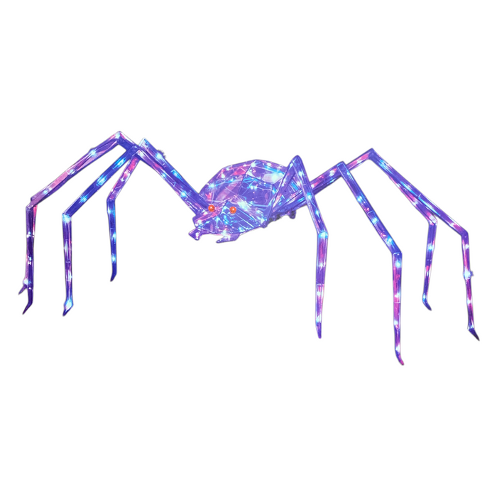 Member's Mark Pre-Lit Prismatic Spider, 120 LED Chasing Lights, 5'5" Wide