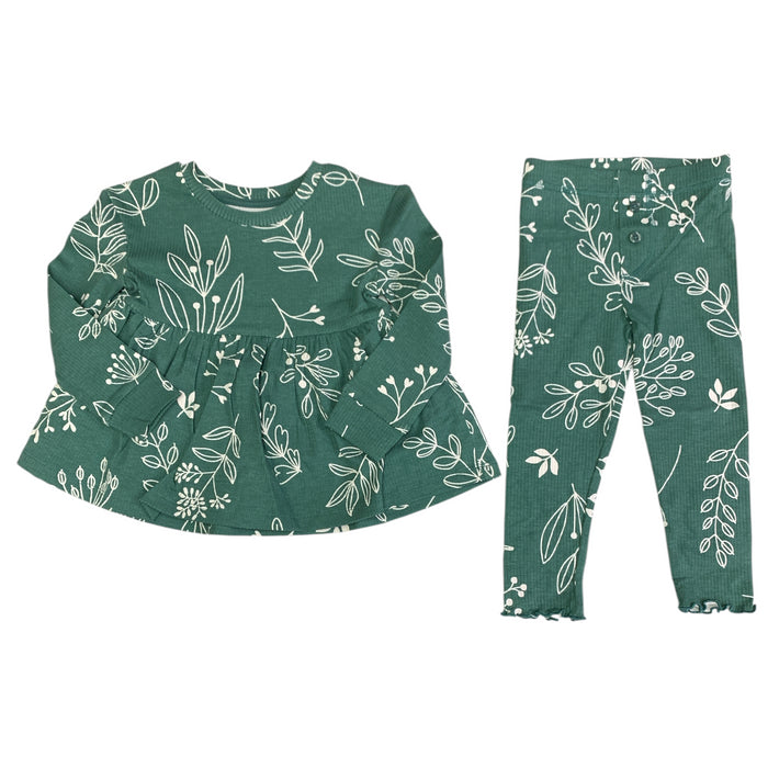 Member's Mark Girls 2-Piece Long-Sleeve Shirt Jogger Playwear Set
