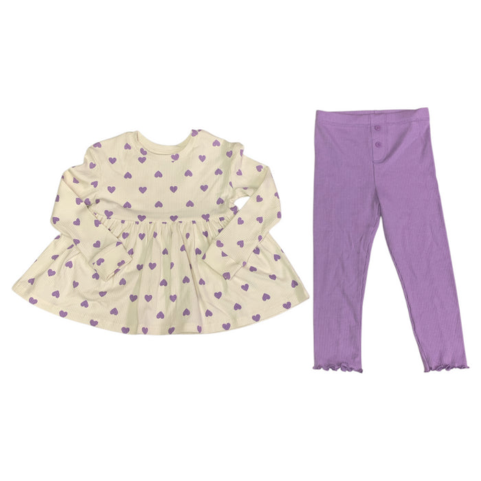 Member's Mark Girls 2-Piece Long-Sleeve Shirt Jogger Playwear Set