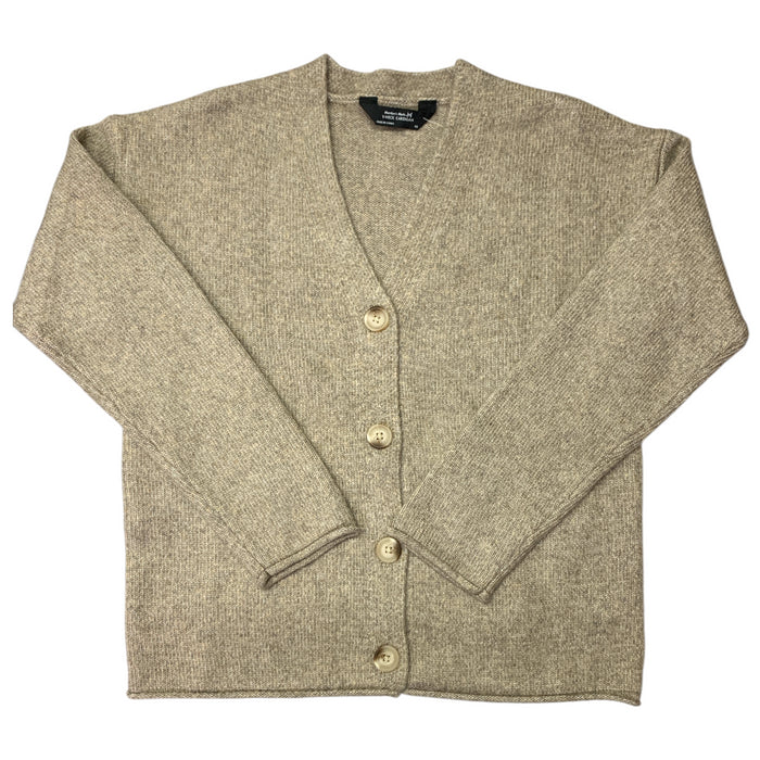 Member's Mark Women's Button Closure Rolled Hem V-Neck Cardigan