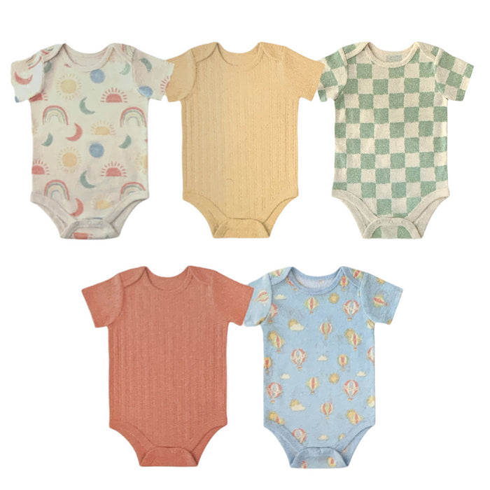 Member's Mark Baby 5-Pack Soft Organic Cotton Bodysuit