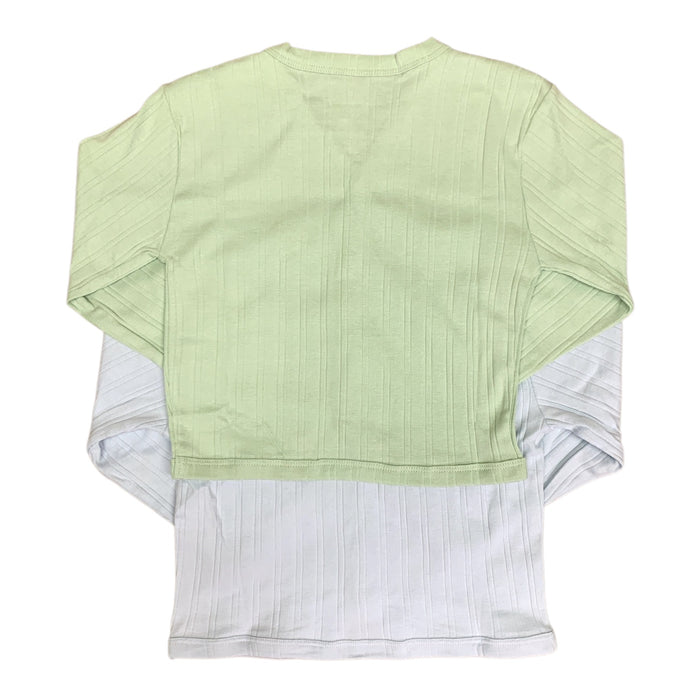 Member's Mark Baby Organic Cotton Cardigan, 2-Pack, Tag-Free with Snap Closures