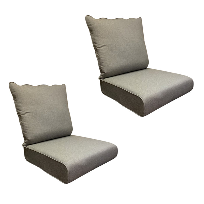 Member's Mark Replacement Sunbrella Deep Seating Cushion 2pk, Cast Charcoal