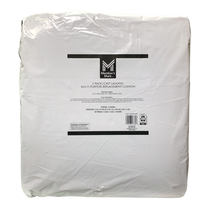 Member's Mark 2-Pack Multi-Purpose Replacement Cushions, Sunbrella Fabric