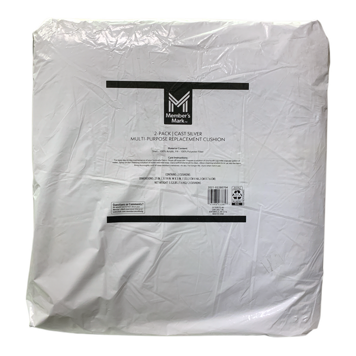 Member's Mark 2-Pack Multi-Purpose Replacement Cushions, Sunbrella Fabric