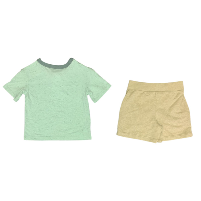 Member's Mark Toddler Boys 2-Pieces Soft Henley Tee Playwear Set