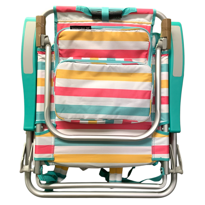 Member's Mark Reclining Beach Chair with Backpack Straps