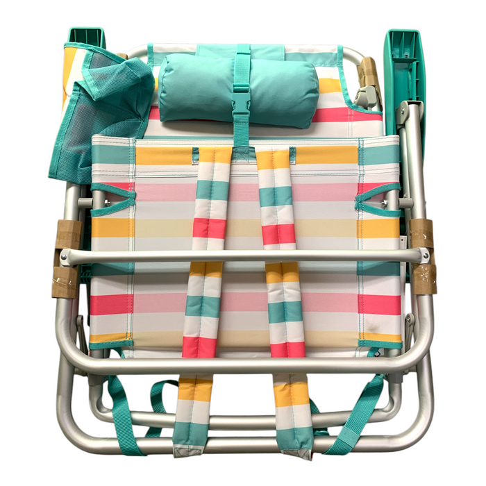 Member's Mark Reclining Beach Chair with Backpack Straps