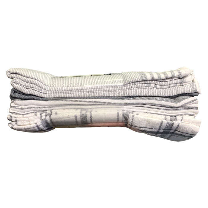 Member's Mark Plaid Leno 8 Piece 100% Cotton Kitchen Towel Set