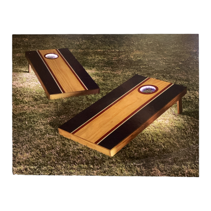 Member's Mark 2' x 4' x 3" Official Size Cornhole Set with LED Lights