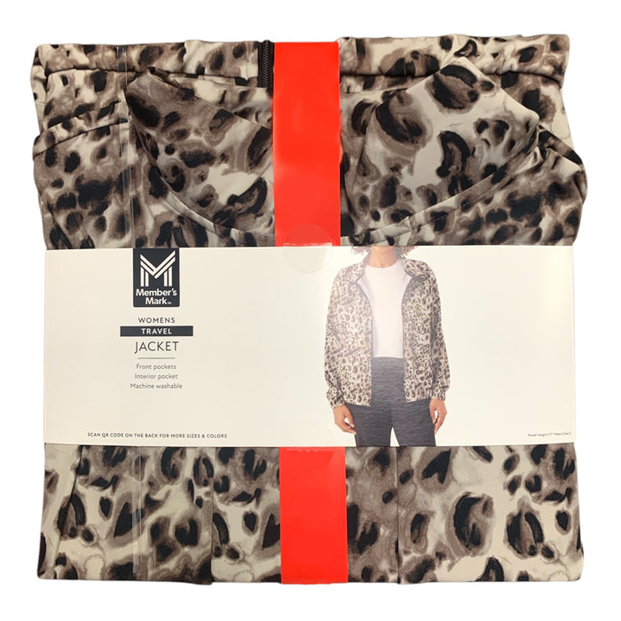 Member's Mark Women's Travel Jacket, Fill-Zip, Relaxed Fit, Elastic Cuffs/Waist