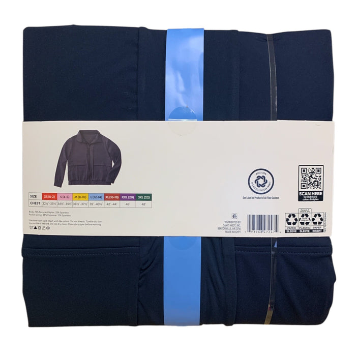 Member's Mark Women's Travel Jacket, Fill-Zip, Relaxed Fit, Elastic Cuffs/Waist