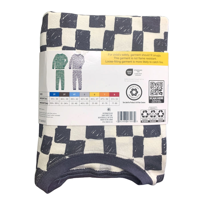 Member's Mark Boys Organic Cotton Pajamas 4-Piece, 100% Organic Cotton