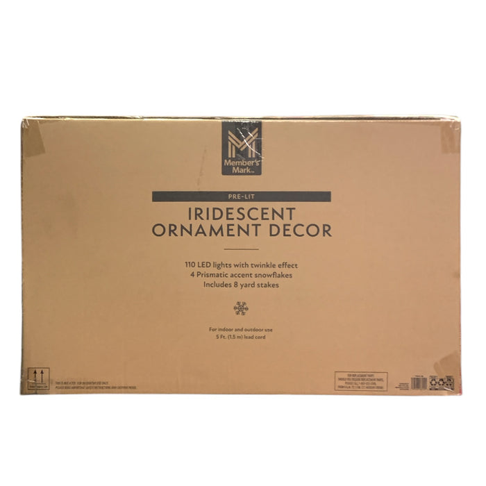 Member's Mark 48" Pre-Lit Iridescent Ornament Archway Decor