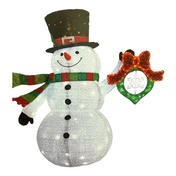 Member's Mark 72" Pre-Lit Pop-Up Twinkling Snowman Holiday Yard Decor