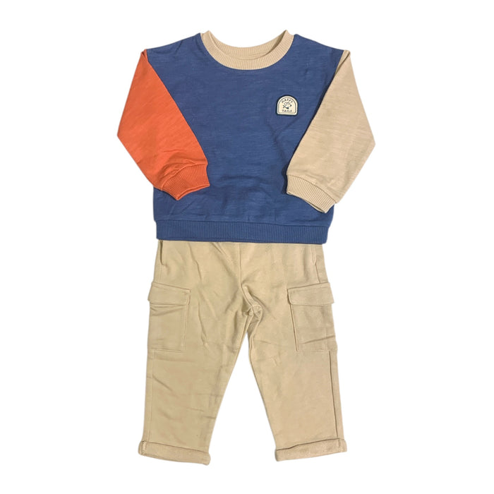 Member's Mark Boys 2-Piece Playwear Set, Pull-On, Long Sleeve, French Terry