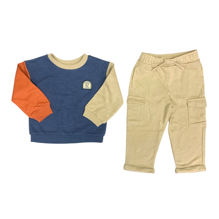Member's Mark Boys 2-Piece Playwear Set, Pull-On, Long Sleeve, French Terry