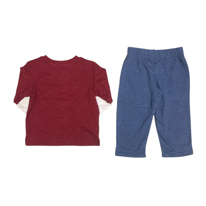 Member's Mark Boys 2-Piece Playwear Set, Pull-On, Long Sleeve, French Terry