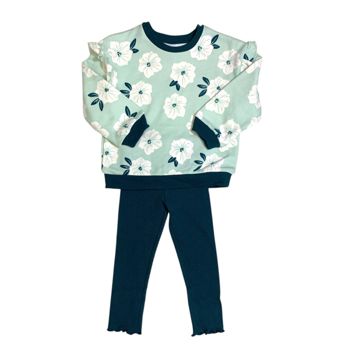 Member's Mark Girls 2-Piece Playwear Set, Pull-On, Long Sleeve, French Terry