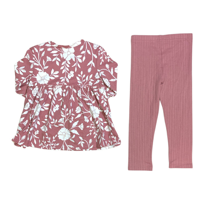 Member's Mark Girls 2-Piece Playwear Set, Pull-On, Long Sleeve, French Terry