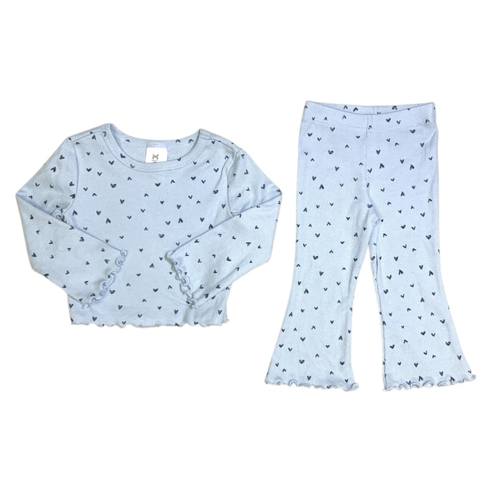 Member's Mark Girls 2-Piece Playwear Set, Pull-On, Long Sleeve, French Terry