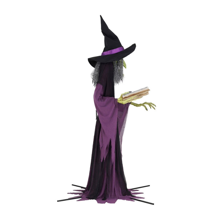 Member's Mark 9-Foot Pre-Lit Animated Spell-Casting Witch