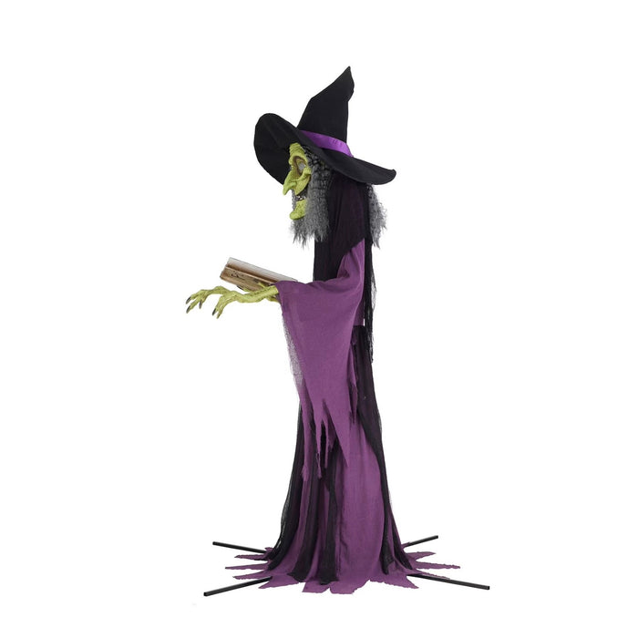 Member's Mark 9-Foot Pre-Lit Animated Spell-Casting Witch