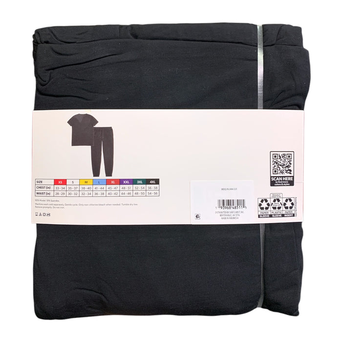 Member's Mark Mens Dream Mark Pajama Set, Short Sleeve Top and Jogger
