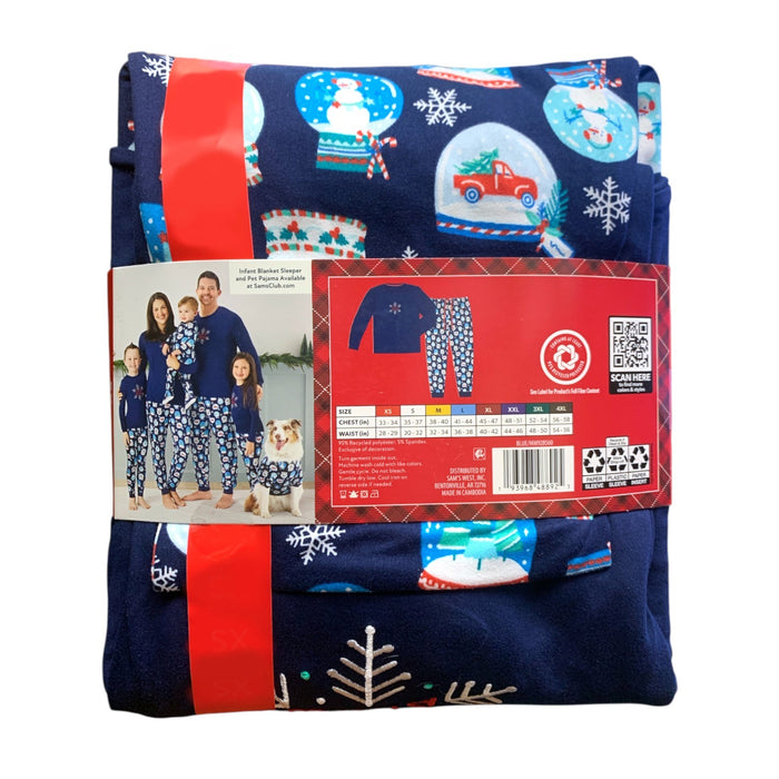 Member's Mark Mens Holiday Family Sleep Pajama Set, 2-Piece, Jersey Fabric