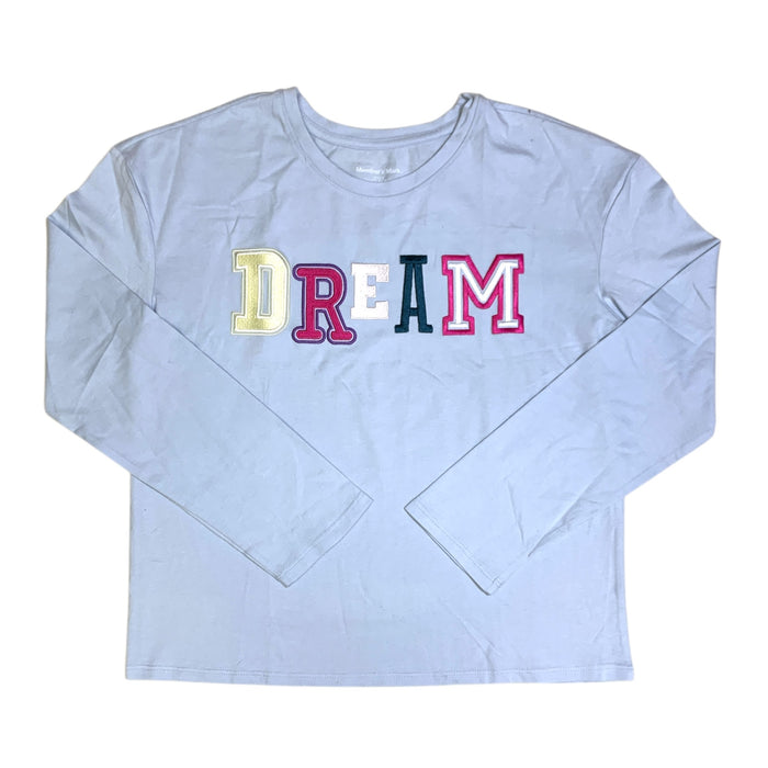Member's Mark Girls Long Sleeve Graphic Tee, Tagless, Machine Washable