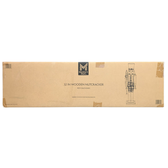 Member's Mark 32-Inch Wooden Nutcracker, Decorative Indoor Decor, Caucasian
