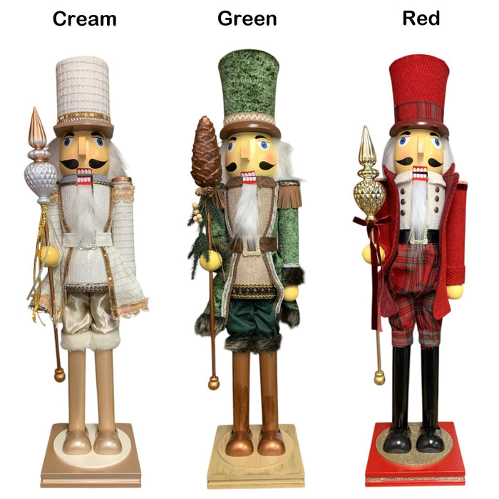 Member's Mark 32-Inch Wooden Nutcracker, Decorative Indoor Decor, Caucasian