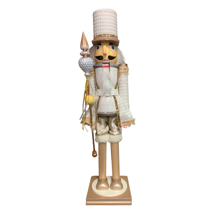 Member's Mark 32-Inch Wooden Nutcracker, Decorative Indoor Decor, Caucasian