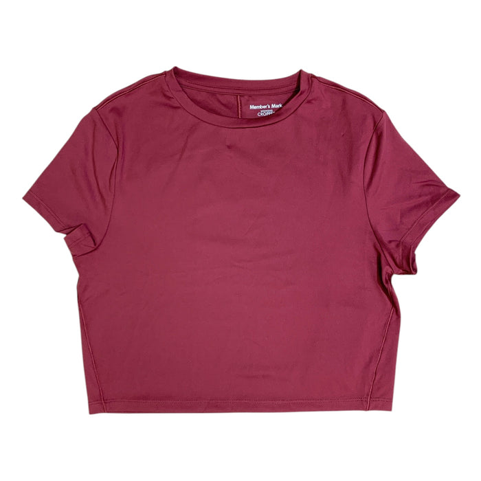 Member's Mark Womens Cropped Tee, Moisture Wicking, Machine Washable