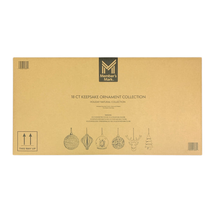 Member's Mark 18-Count Keepsake Ornament Collesction