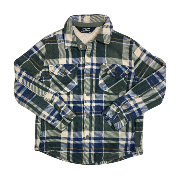 Member's Mark Boys Fleece Shacket, Sherpa Lined with Side Pockets