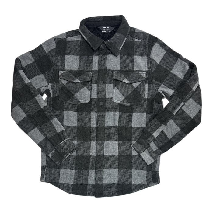 Member's Mark Men's Fleece Shacket, Sherpa Lined with Side Pockets