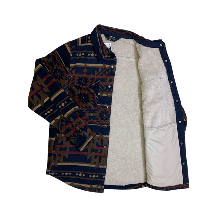 Member's Mark Men's Fleece Shacket, Sherpa Lined with Side Pockets