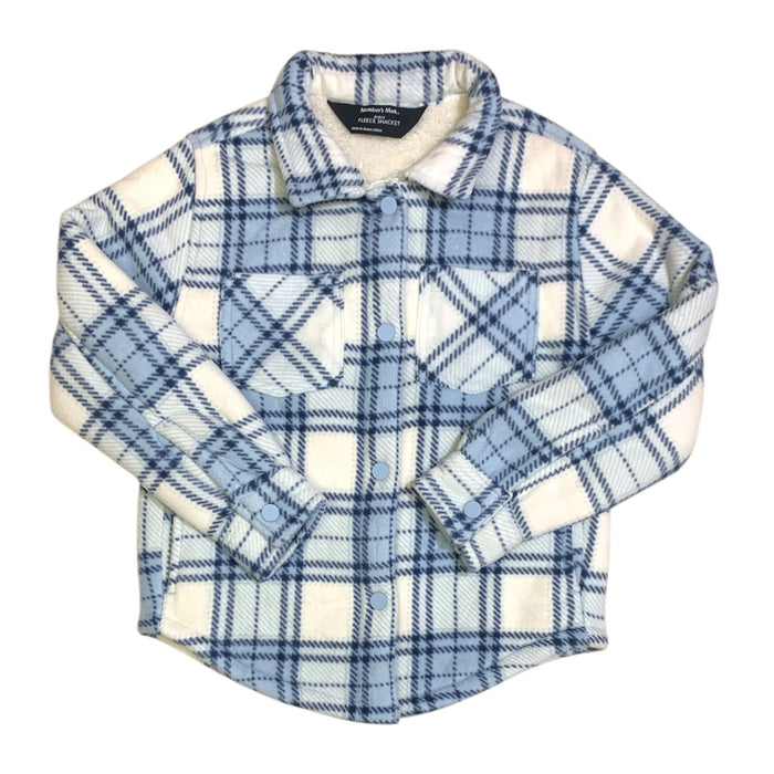 Member's Mark Girls Fleece Shacket, Sherpa Lined with Side Pockets
