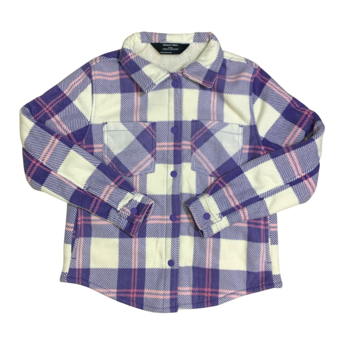 Member's Mark Girls Fleece Shacket, Sherpa Lined with Side Pockets
