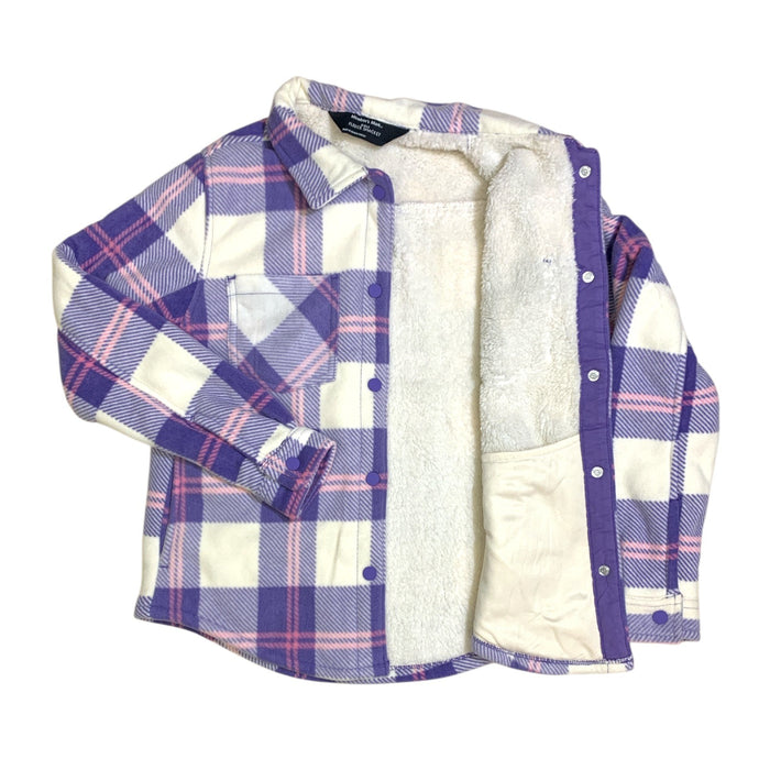 Member's Mark Girls Fleece Shacket, Sherpa Lined with Side Pockets